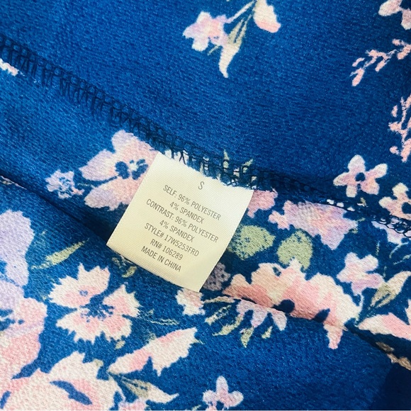 Blue Rain boutique Floral Kimono blue floral size small - Picture 5 of 5